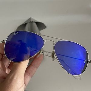 Ray-ban AVIATOR FLASH blue LENSES sunglasses